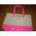 Сумка Victoria's Secret Logo Shopper Beach Large Tote Bag Color Pink Beige